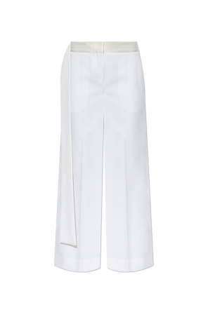 White Wool trousers Bottega Veneta - Vitkac Italy
